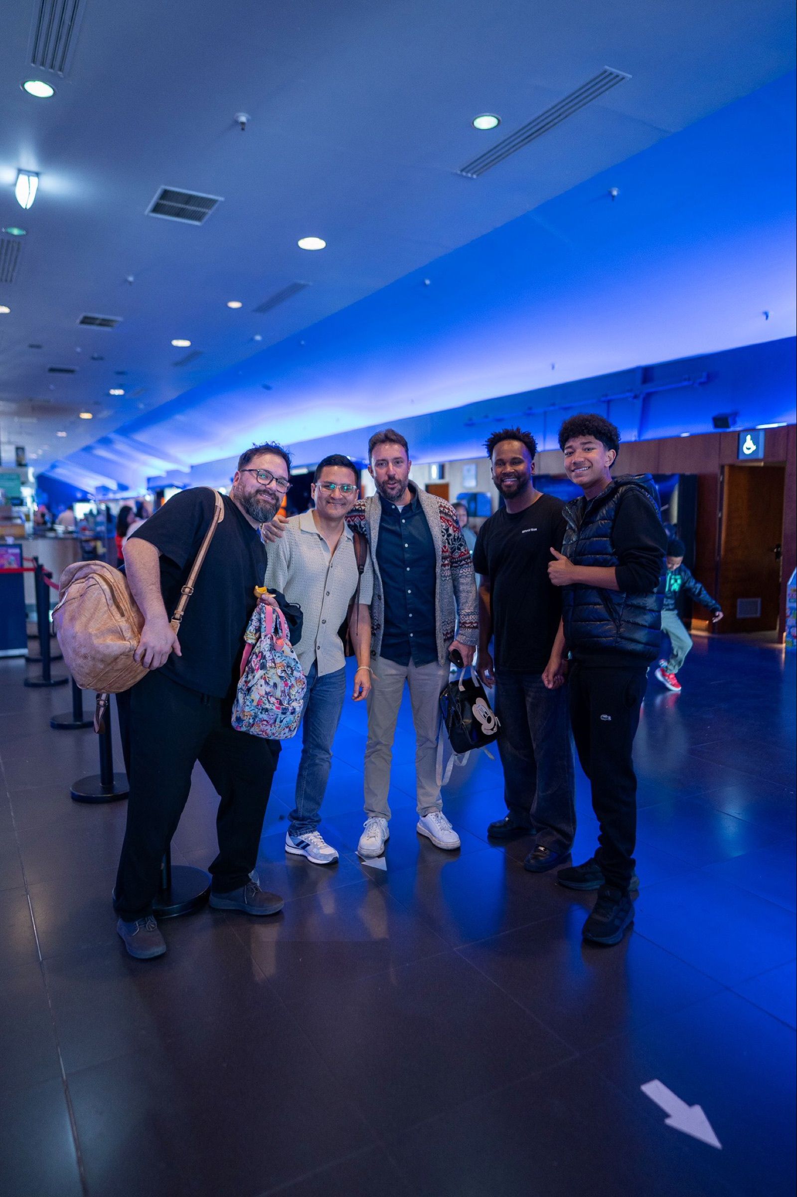 Equipo de WAO Gijón en el cine